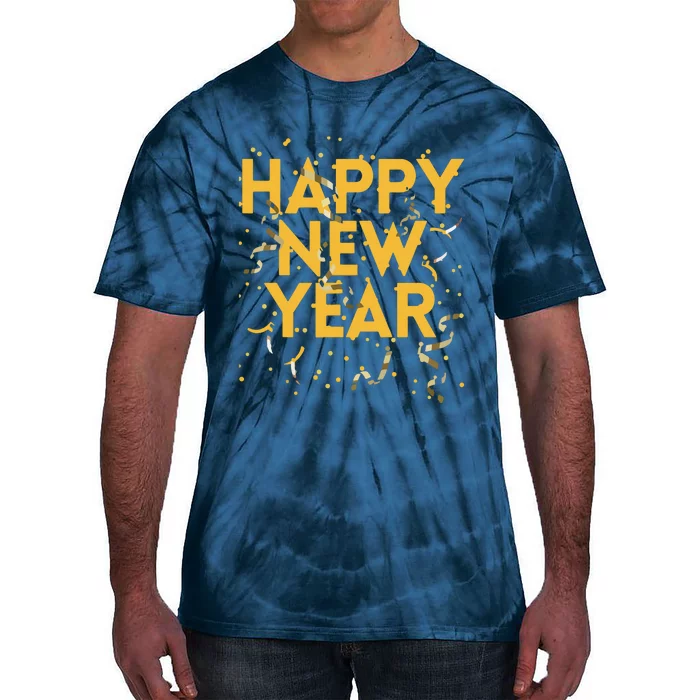 Happy New Year NYE Party Funny New Years Eve Confetti Tie-Dye T-Shirt