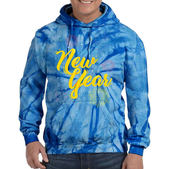 Happy New Year Eve Gift Tie Dye Hoodie