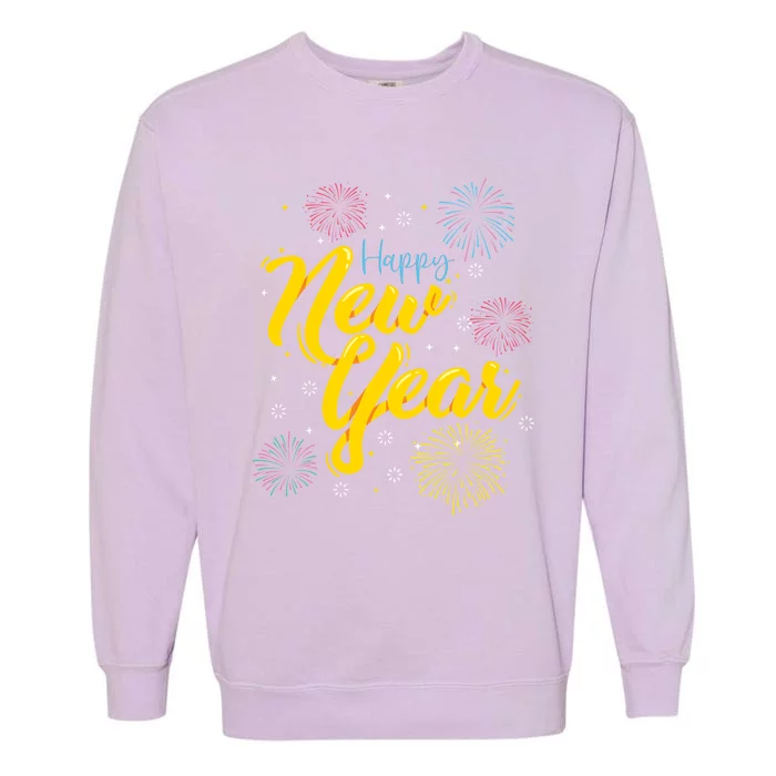 Happy New Year Eve Gift Garment-Dyed Sweatshirt