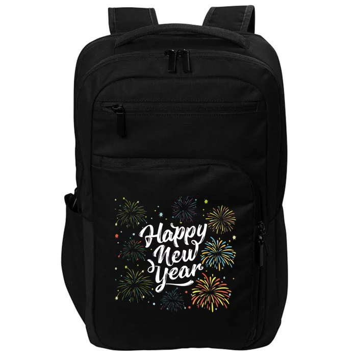 Happy New Year Party Funny New Year's Eve Impact Tech Backpack