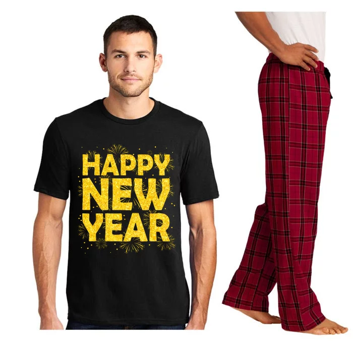 Happy New Year Nye Party 2024 Funny New Years Eve Confetti Pajama Set