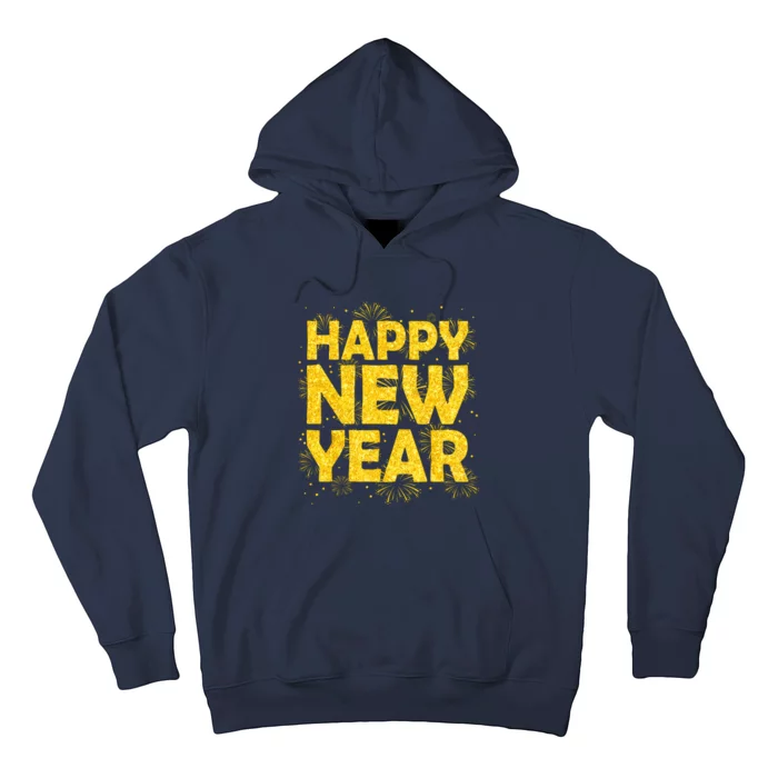 Happy New Year Nye Party 2024 Funny New Years Eve Confetti Hoodie