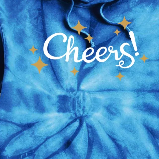 Happy New Years Cheers To A New Year Holidays Celebration Gift Tie Dye Hoodie