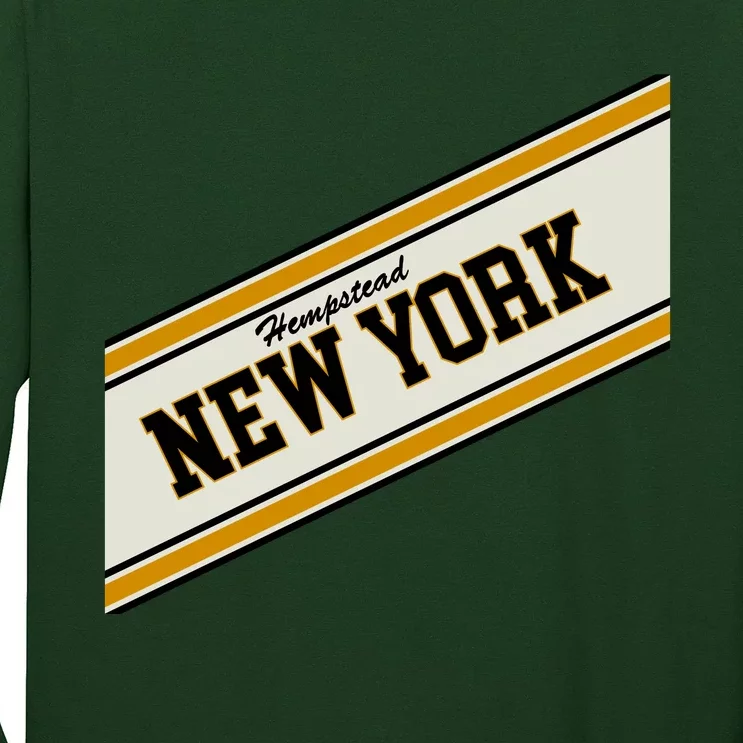 Hempstead New York Varsity Logo Long Sleeve Shirt