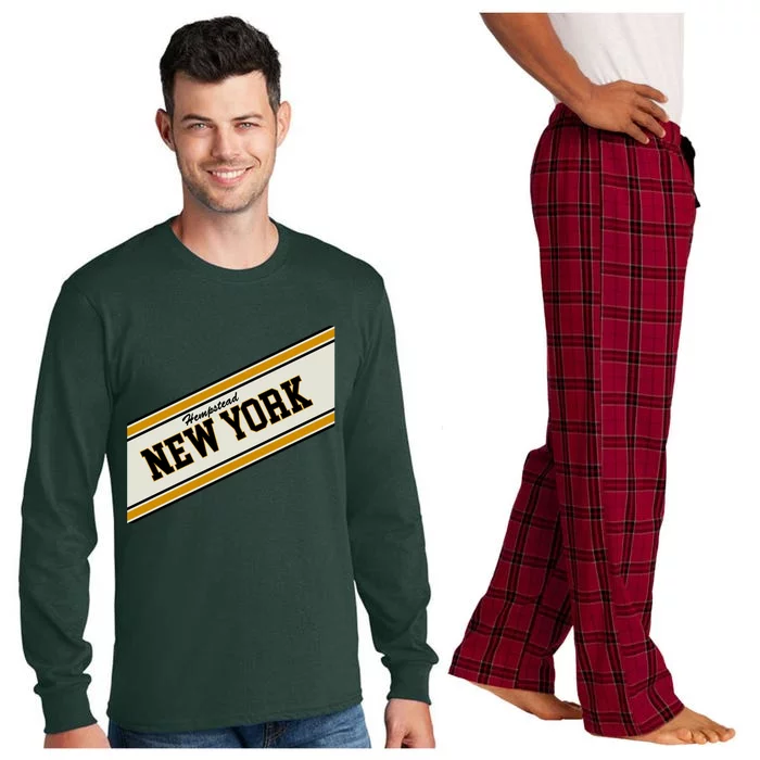 Hempstead New York Varsity Logo Long Sleeve Pajama Set