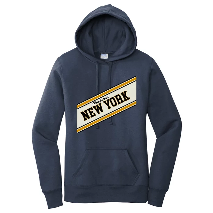 Hempstead New York Varsity Logo Women's Pullover Hoodie