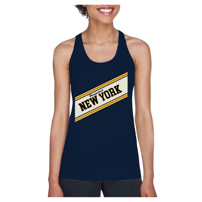 Hempstead New York Varsity Logo Women's Racerback Tank