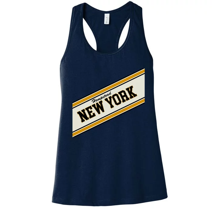 Hempstead New York Varsity Logo Women's Racerback Tank