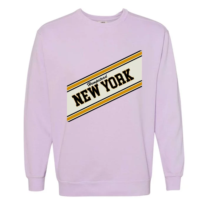 Hempstead New York Varsity Logo Garment-Dyed Sweatshirt