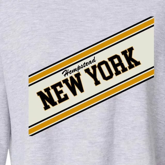 Hempstead New York Varsity Logo Cropped Pullover Crew