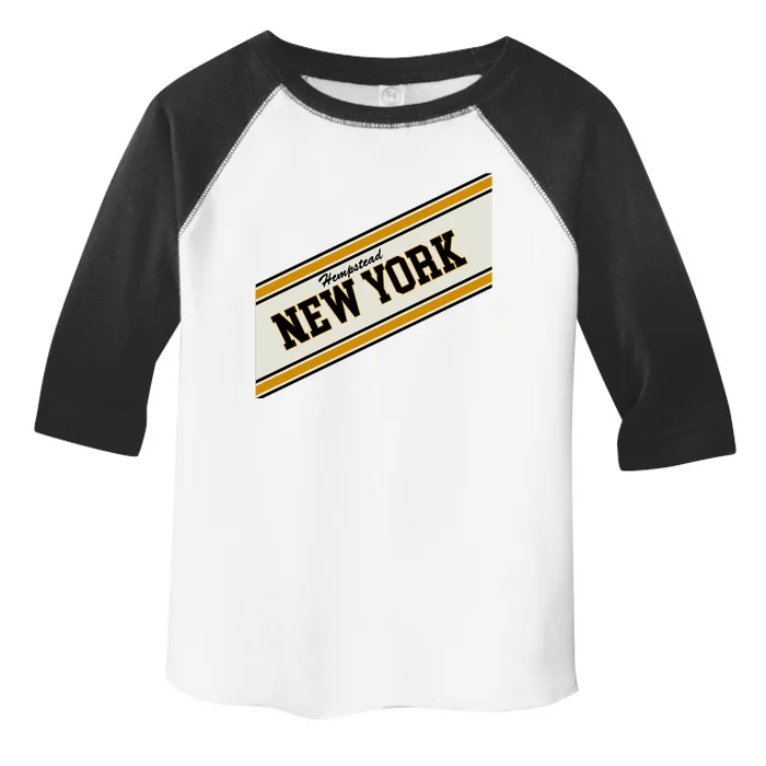 Hempstead New York Varsity Logo Toddler Fine Jersey T-Shirt