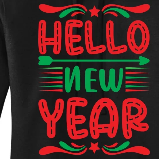 Hello New Year Women's Pullover Hoodie