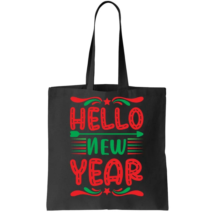 Hello New Year Tote Bag