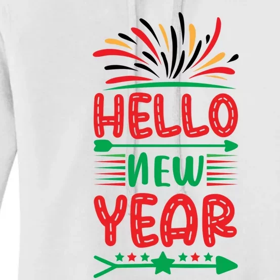 Hello New Year Women's Pullover Hoodie