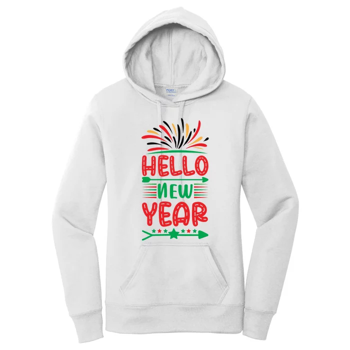 Hello New Year Women's Pullover Hoodie