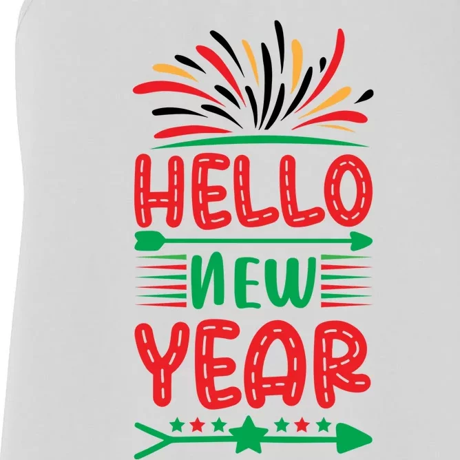 Hello New Year Women's Racerback Tank