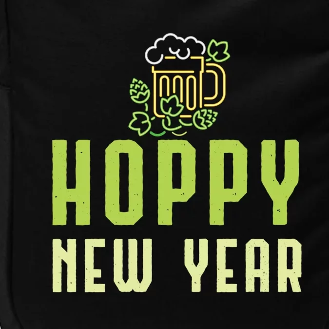 Hoppy New Year Funny Holiday Ing Beer Lover Great Gift Impact Tech Backpack