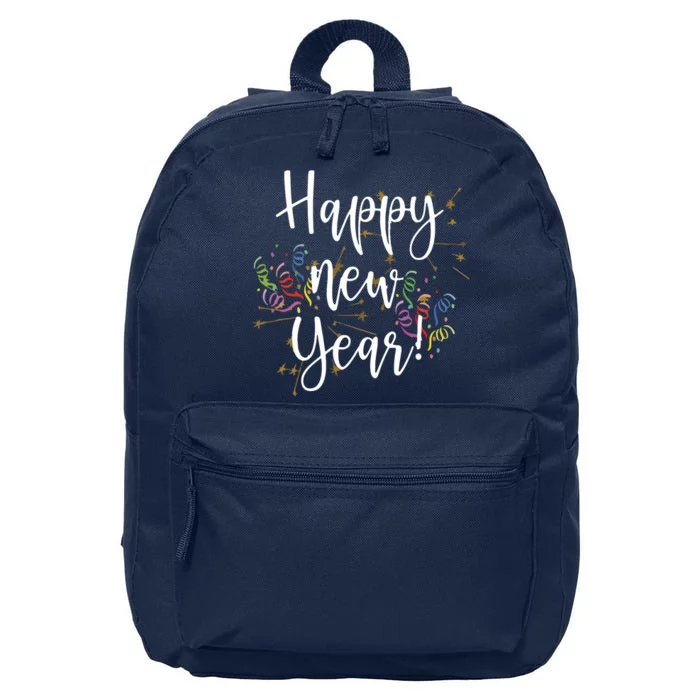 Happy New Year Day Eve Party Fireworks Confetti Costume 16 in Basic Backpack