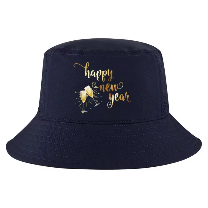 Happy New Year Best Wishes Fresh Start Tee Cool Comfort Performance Bucket Hat