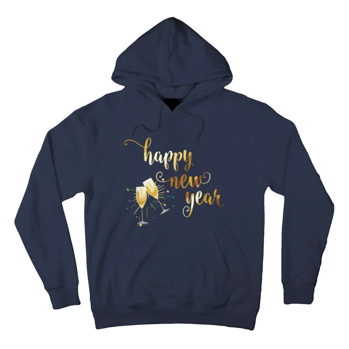 Happy New Year Best Wishes Fresh Start Tee Hoodie