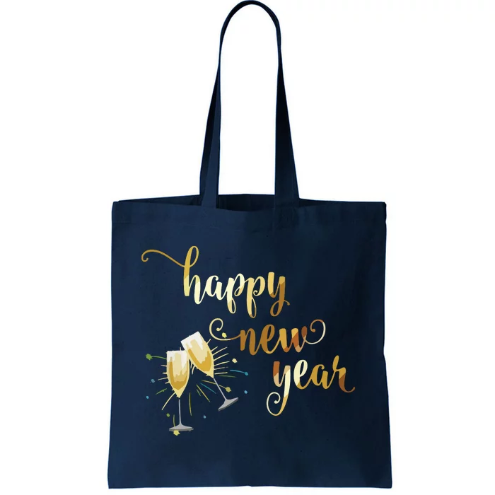 Happy New Year Best Wishes Fresh Start Tee Tote Bag