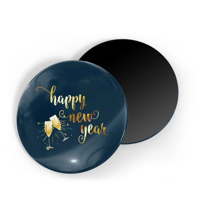 Happy New Year Best Wishes Fresh Start Tee Magnet