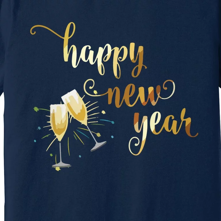 Happy New Year Best Wishes Fresh Start Tee Premium T-Shirt