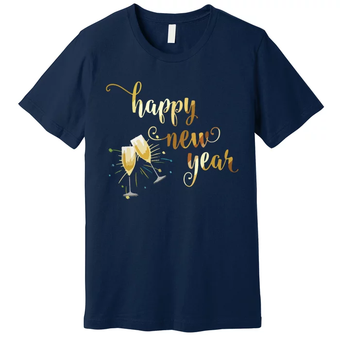 Happy New Year Best Wishes Fresh Start Tee Premium T-Shirt