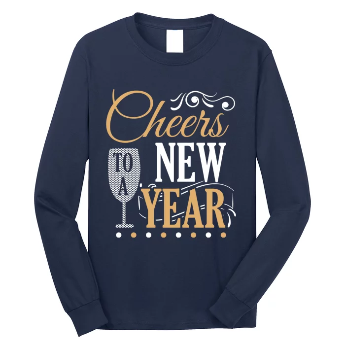 Happy New Year With Celebration New Years Eve Long Sleeve Shirt