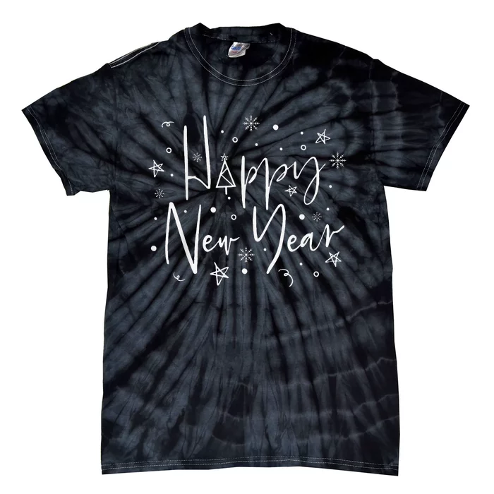 Happy New Year Friend Family Matching Outfit Tie-Dye T-Shirt