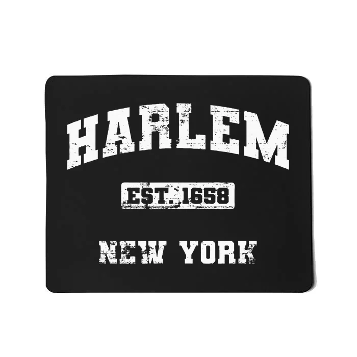 Harlem New York Ny Vintage State Athletic Style Mousepad