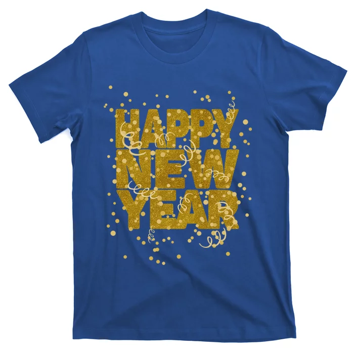 Happy New Year Nye Party Gift Funny New Years Eve Confetti Gift T-Shirt