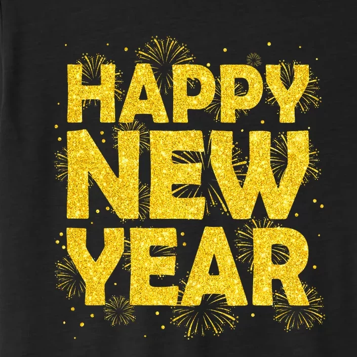 Happy New Year Nye Party 2024 Funny New Years Eve Confetti ChromaSoft Performance T-Shirt