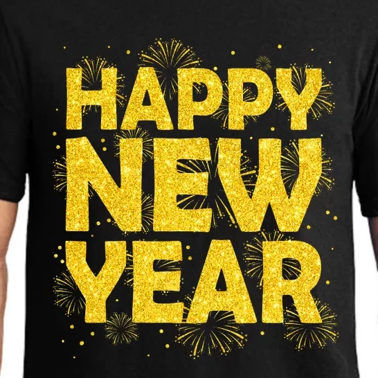 Happy New Year Nye Party 2024 Funny New Years Eve Confetti Pajama Set