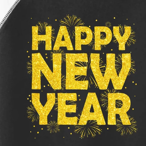 Happy New Year Nye Party 2024 Funny New Years Eve Confetti Toddler Fine Jersey T-Shirt