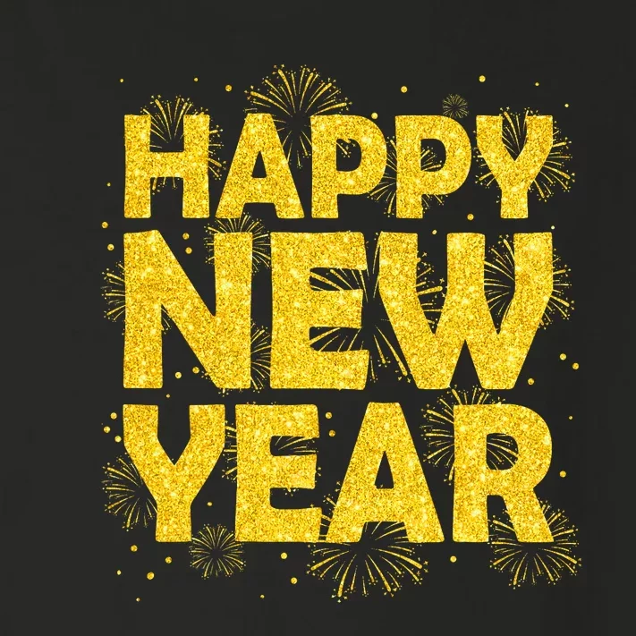 Happy New Year Nye Party 2024 Funny New Years Eve Confetti Toddler Long Sleeve Shirt