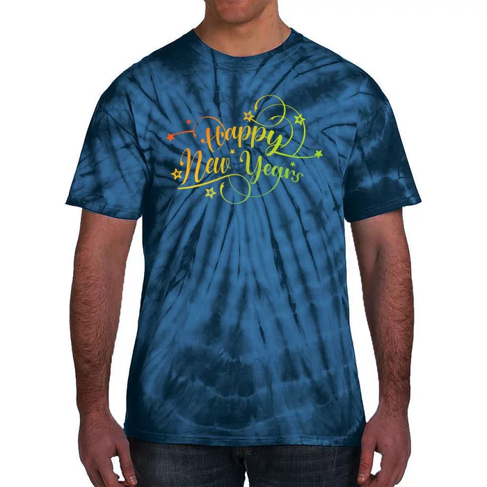 Happy New Year Gift Tie-Dye T-Shirt