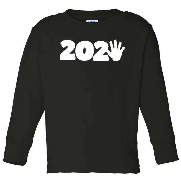 Happy New Year 2025 Nye Years Eve Family Party Countdown Toddler Long Sleeve Shirt