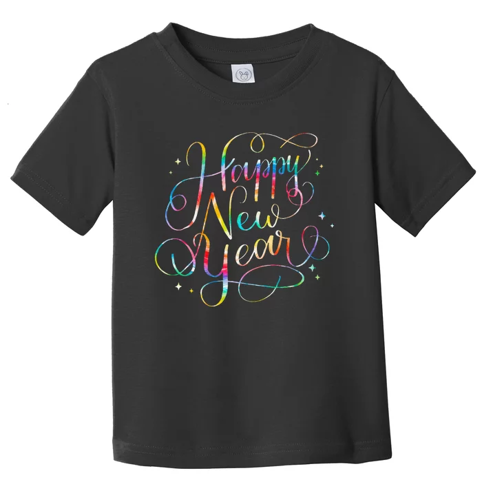 Happy New Years Eve Party Favors 2024 Family Matching Toddler T-Shirt