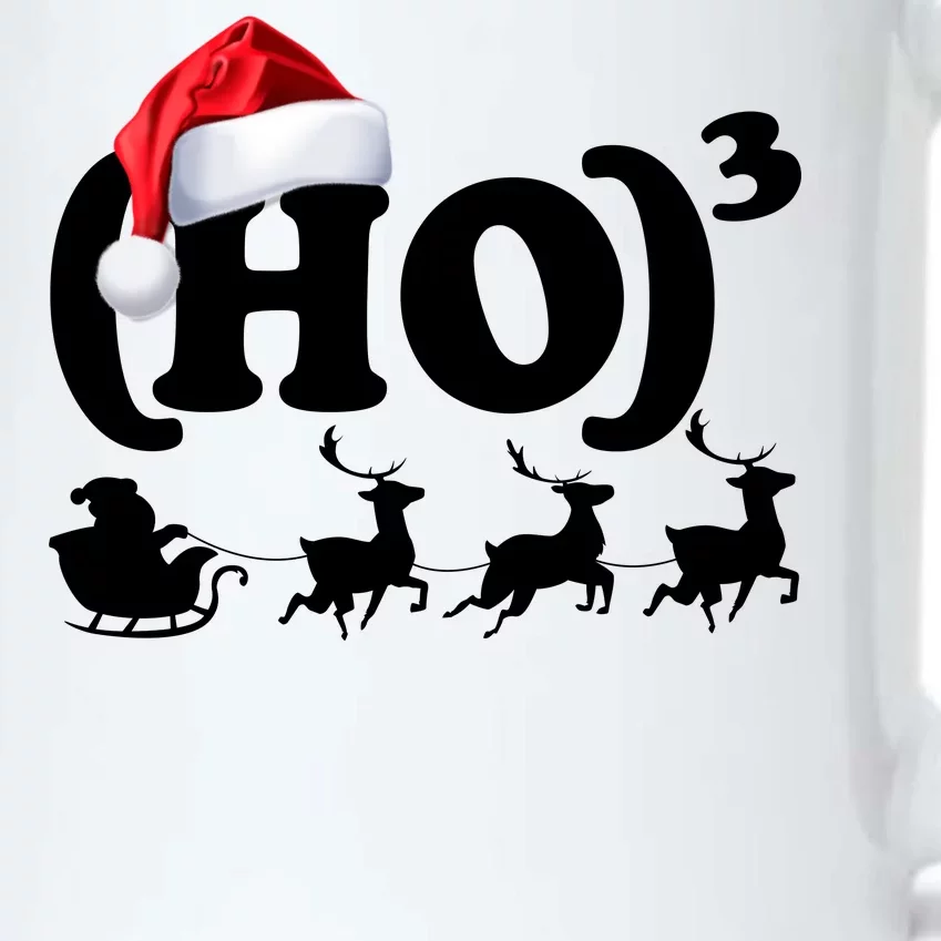 Ho Cubed Funny Christmas For Math Teachers Black Color Changing Mug