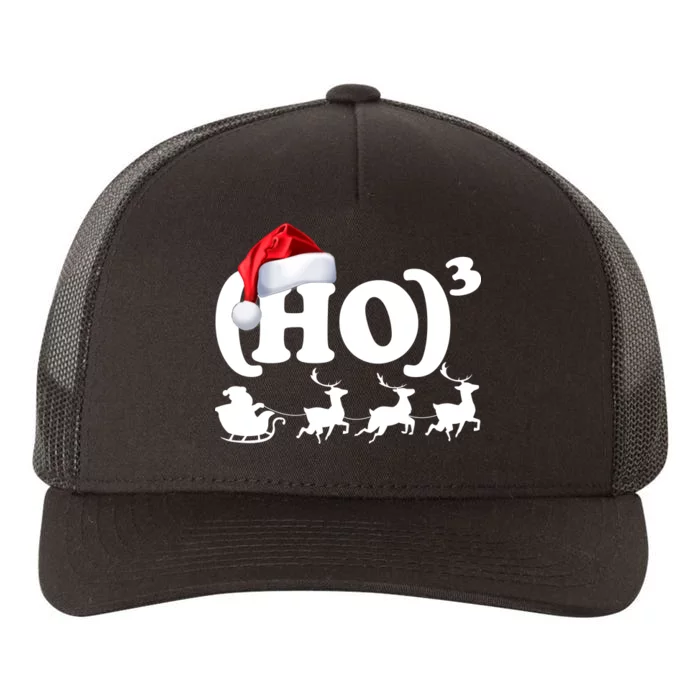 Ho Cubed Funny Christmas For Math Teachers Yupoong Adult 5-Panel Trucker Hat