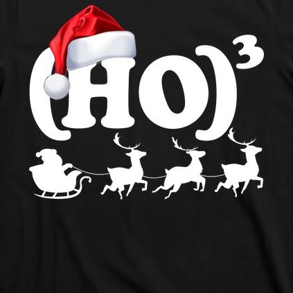 Ho Cubed Funny Christmas For Math Teachers T-Shirt