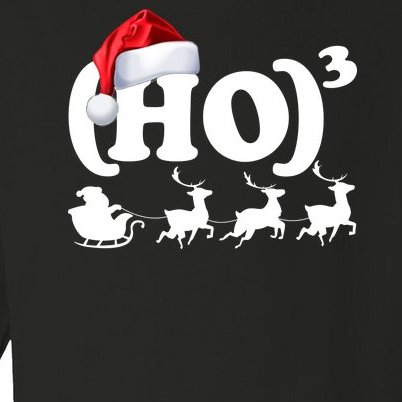 Ho Cubed Funny Christmas For Math Teachers Toddler Long Sleeve Shirt