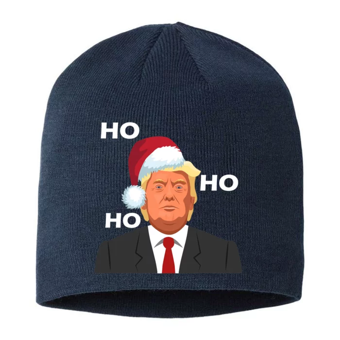 Ho Ho Ho Donald Trump 8 1/2in Sustainable Knit Beanie