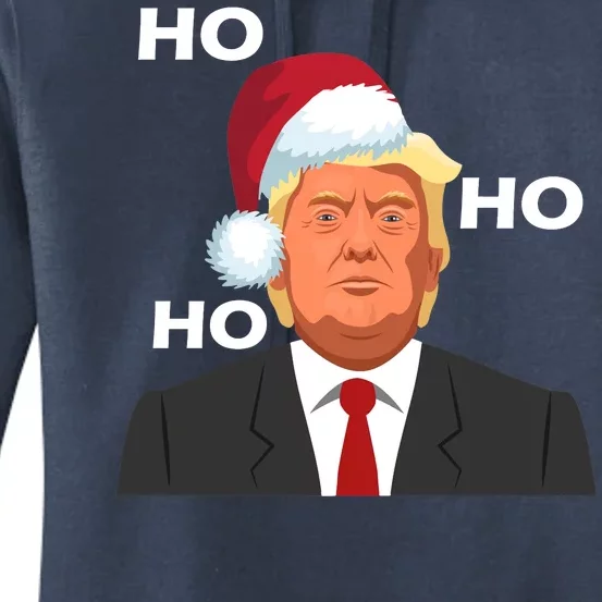 Ho Ho Ho Donald Trump Women's Pullover Hoodie