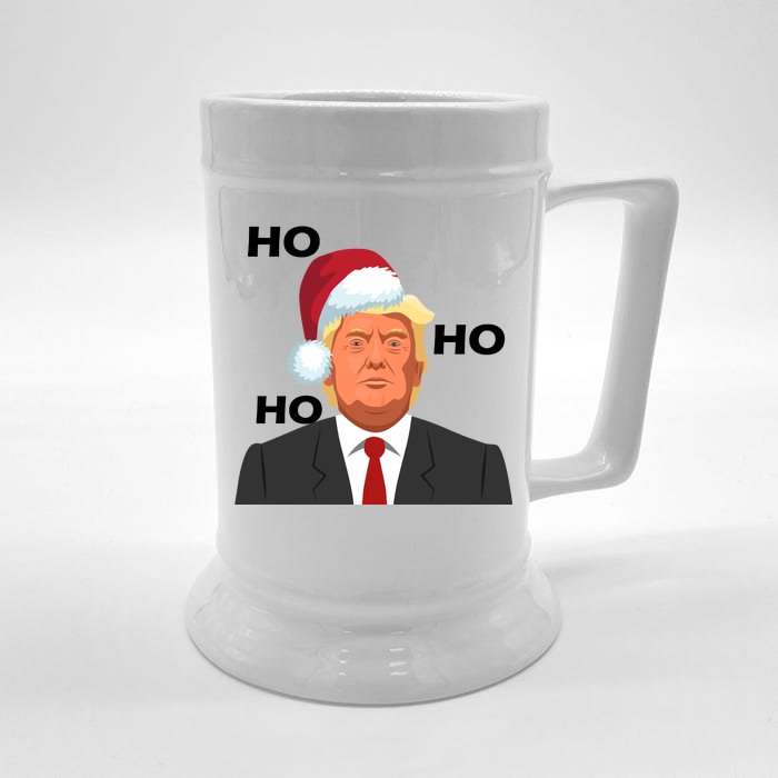 Ho Ho Ho Donald Trump Front & Back Beer Stein