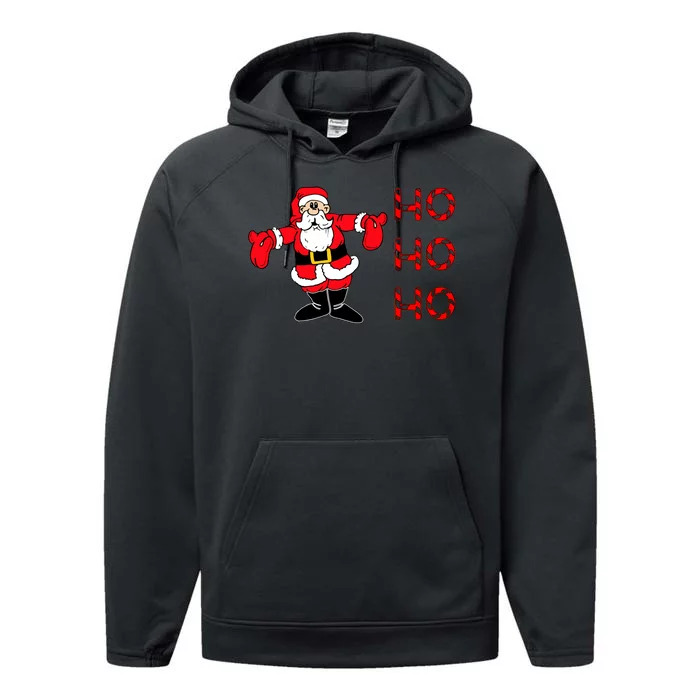 Ho Ho Ho Santa Performance Fleece Hoodie