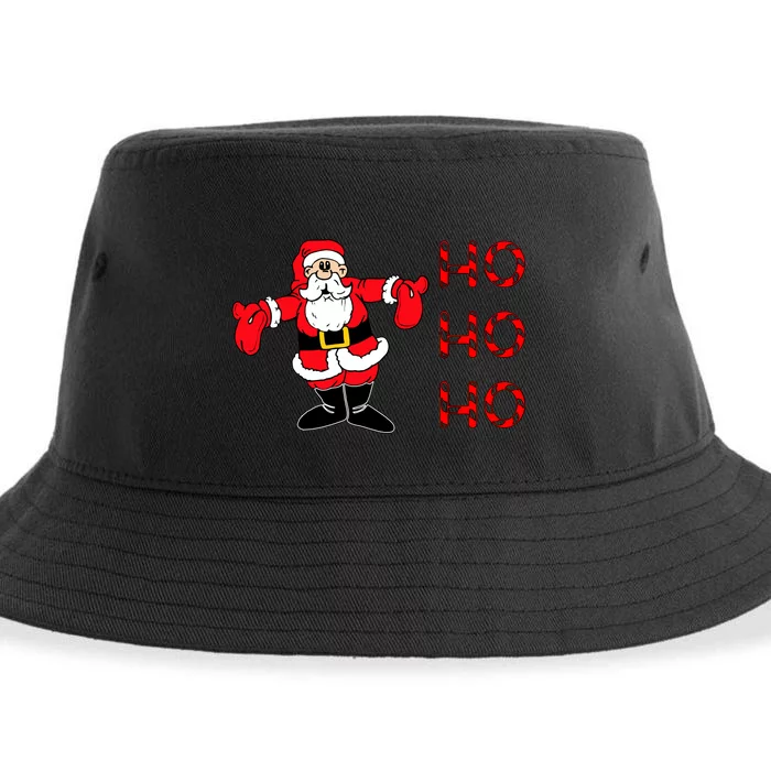 Ho Ho Ho Santa Sustainable Bucket Hat