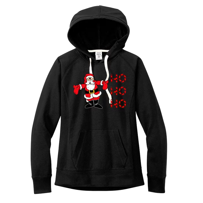 Ho Ho Ho Santa Women's Fleece Hoodie