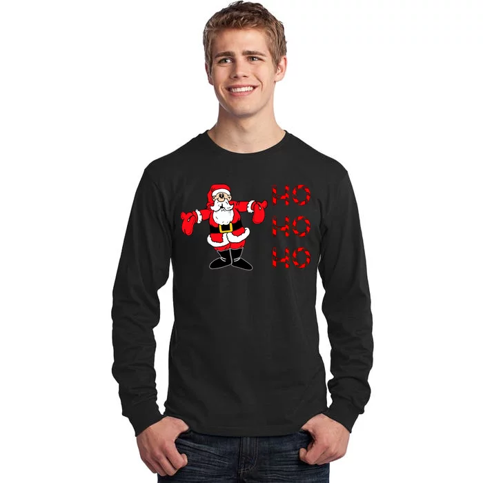 Ho Ho Ho Santa Tall Long Sleeve T-Shirt